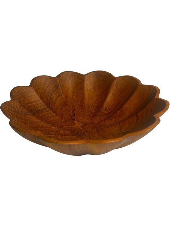 Woods of Siam Other - Vintage Woods of Siam Teak Wood Salad Bowl 10" Mid Century Modern MCM 1960s